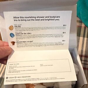 Lush Nourishing Shower and Bodycare Set - Blue and Gold